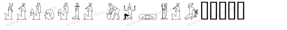 Pharaoh Glyph字体转换